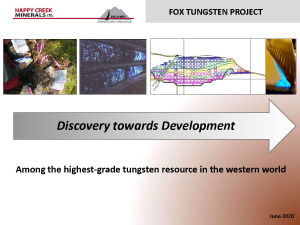 Fox Tungsten Property Summary
